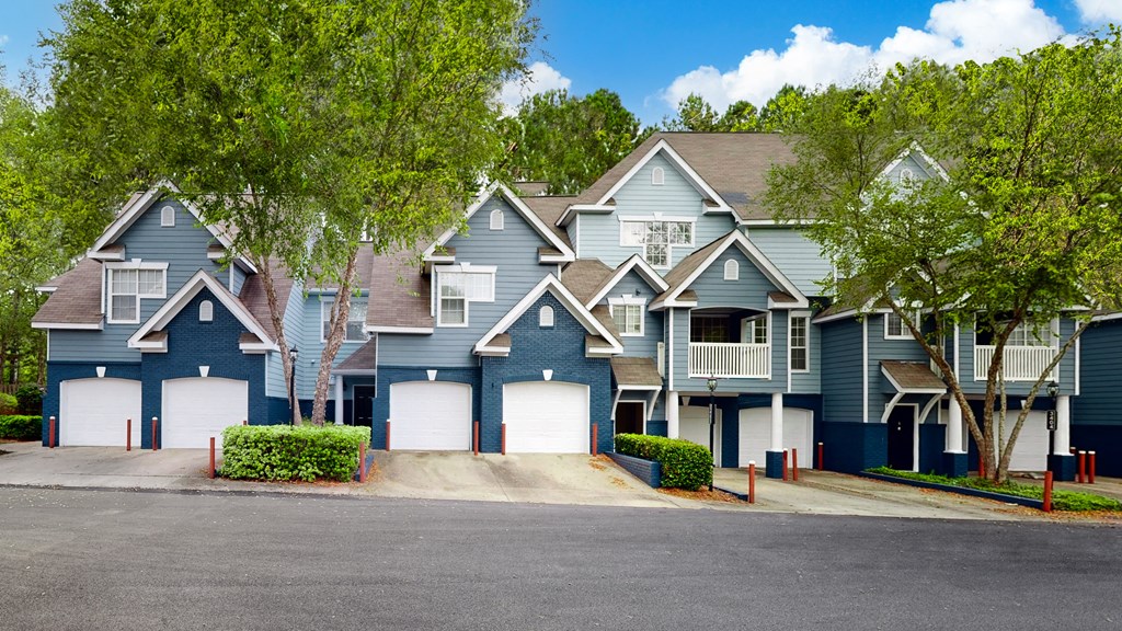 Townhomes with attached garages