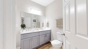 Dual sink vanities