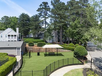 Gated, leash-free dog park at Station Heights