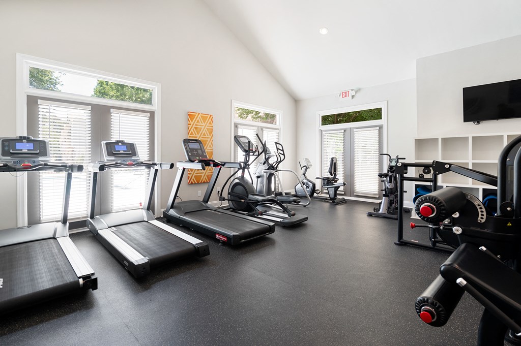 Fitness Center with Strength and Cardio Equipment