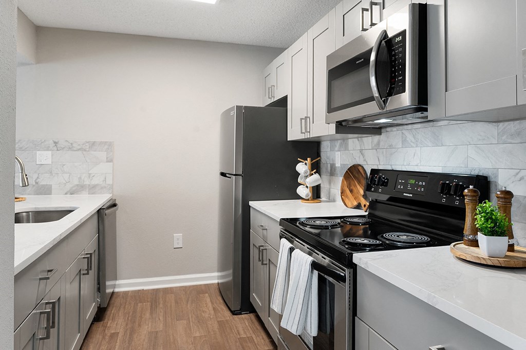 Modern Kitchen with Shaker-Style Cabinets