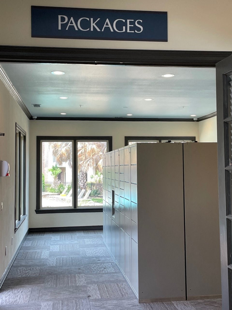 Package Lockers at Towhomes of Coyote Ridge in Carrollton
