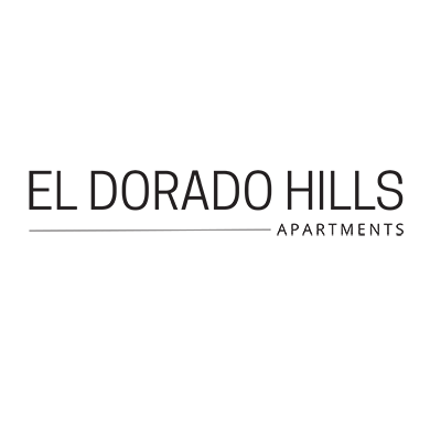 The image is a logo for El Dorado Hills Apartments.