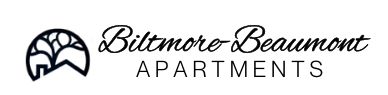 The image is of a logo for Biltmore Beaumont Apartments.