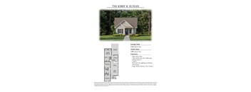 A Kirby K III house plan with a living area of 1106 square feet and a total area of 1385 square feet.