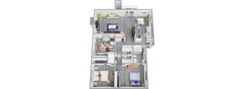 3 Bed 2 Bath B