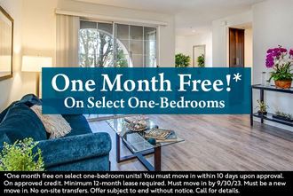 One Month Free!*
