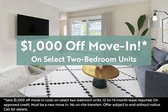$1,000 off move-in!*