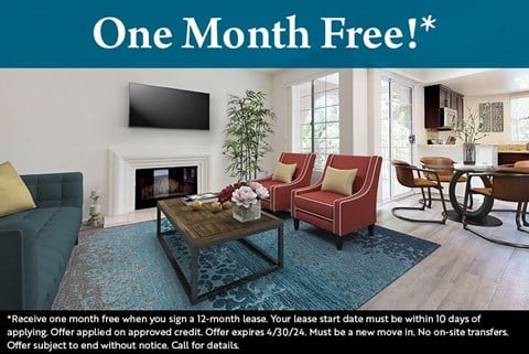 One Month Free!*