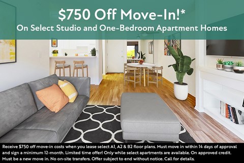 $750 Off Move In!*