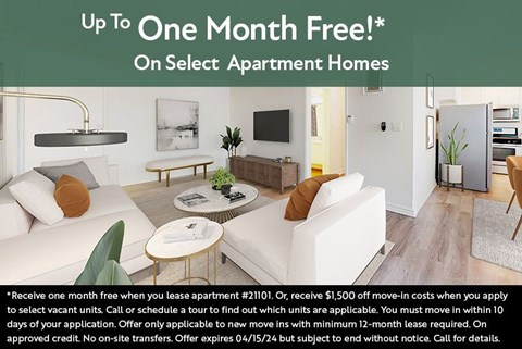 Up to one month free!*