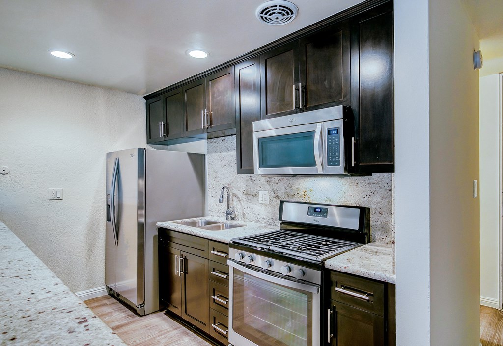 Granite countertops at Mediterranean Village Apartment Homes
