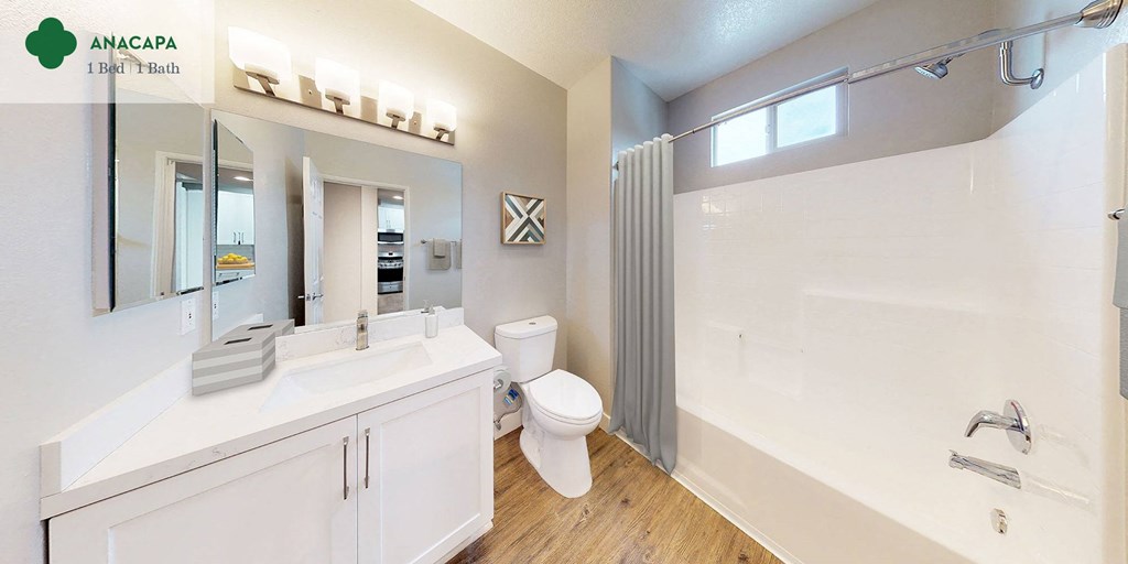 Anacapa - bathroom at Mission Hills Apartment Homes