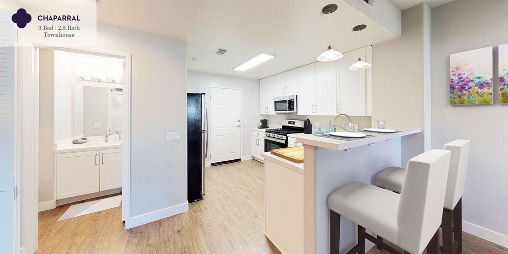 Chaparral - kitchen at Mission Hills Apartment Homes