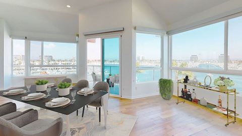 Dining Room with View at Esprit Apartment Homes