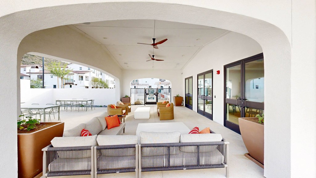 the lobby of property with couches and tables at The Villas at Anacapa Canyon, Camarillo