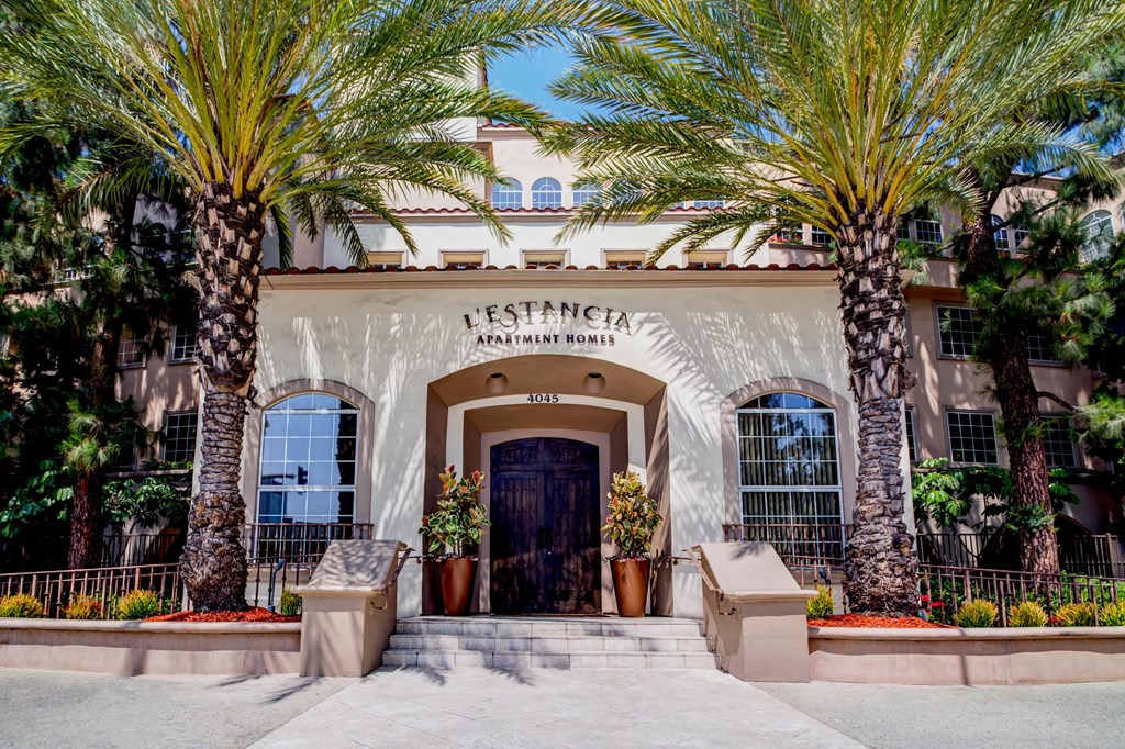 Front of Leasing Office at L'Estancia, Studio City, 91604
