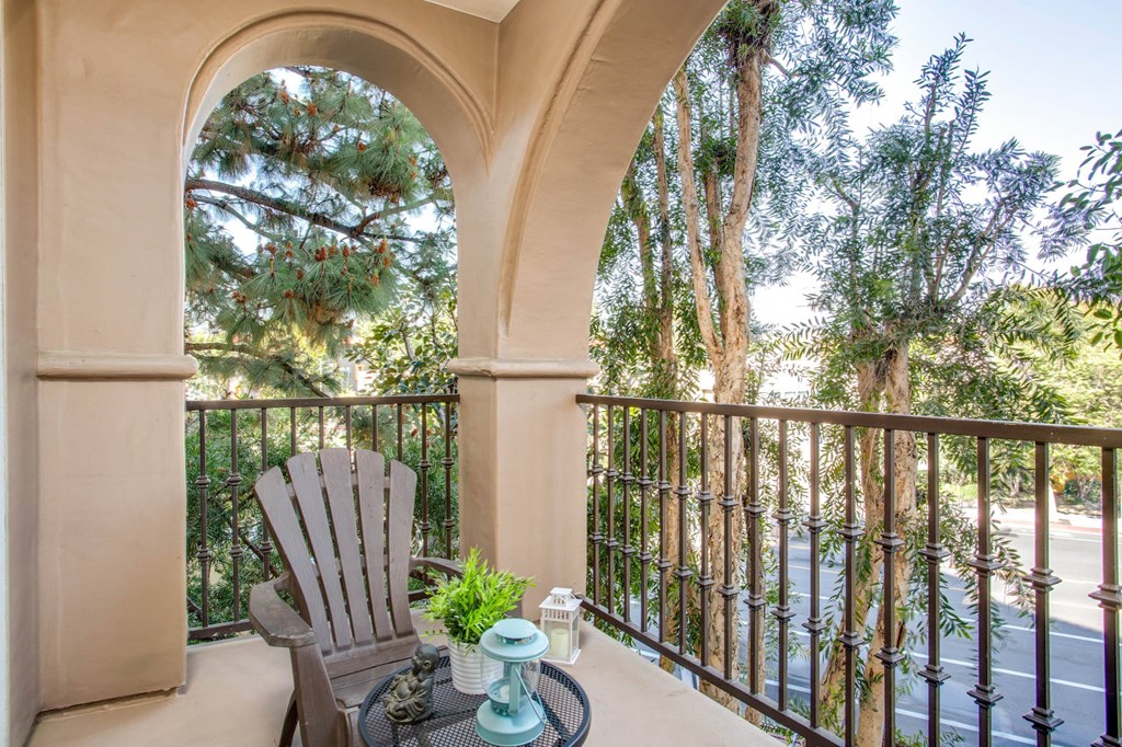 Balcony  at L'Estancia, Studio City, California