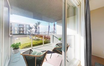 Balcony And Patio at Marina Harbor, Marina del Rey