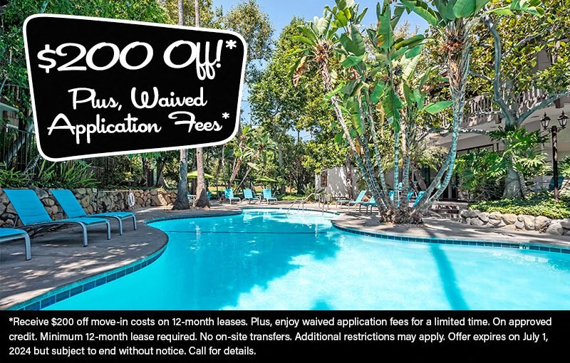 $200 Off Move-In + Waived App Fees!*