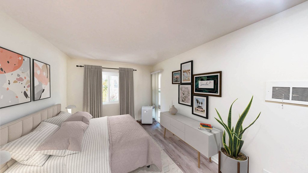 One Bedroom Apartment Bedroom