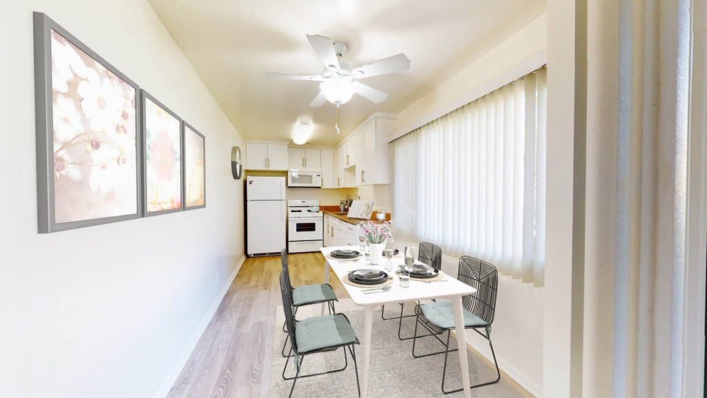 Plan-A-Two-Bedroom-Apartment Kitchen