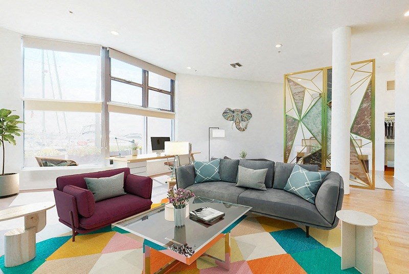 Living Room in Loft at Esprit