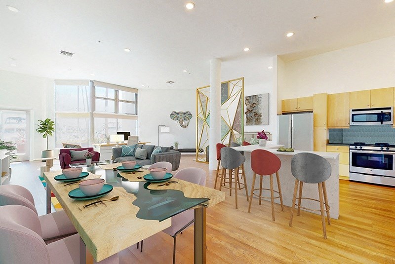 Dining Room in Loft at Esprit