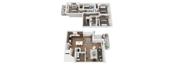 Lilac C1 Floor Plan at The Villas at Anacapa Canyon, Camarillo, 93012