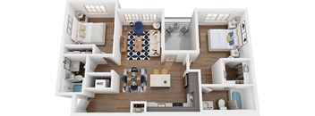 Manzanita B1 Floor Plan at The Villas at Anacapa Canyon, Camarillo, California