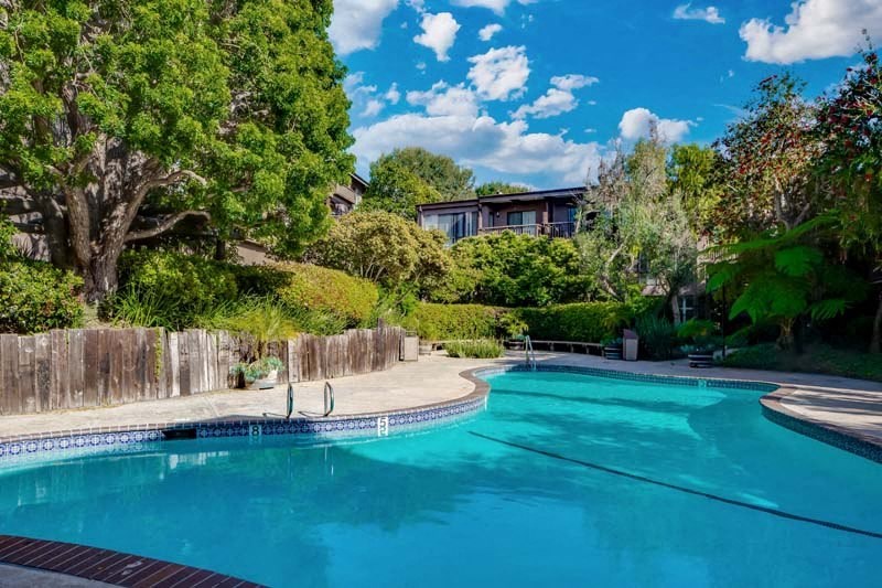 Resort-style swimming pool Resort-style swimming pool at Mariners Village, Marina del Rey, California
