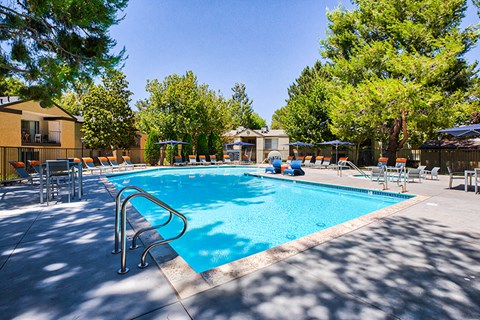 One of two pools at Mountain Vista Apartment Homes