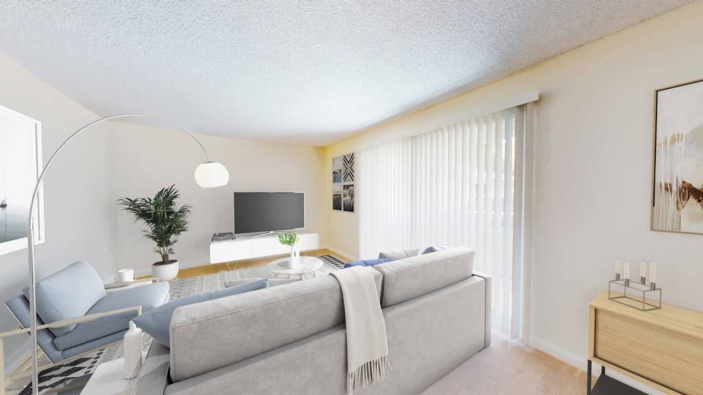 Living room at Pleasanton Glen Apartment Homes