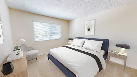 Bedroom at Pleasanton Glen Apartment Homes