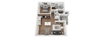 Primrose  A2 Floor Plan at The Villas at Anacapa Canyon, Camarillo, California