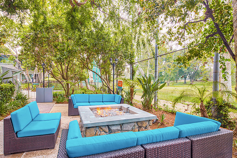 Fire Pit at Rancho Los Feliz