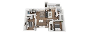 Sage B2 Floor Plan at The Villas at Anacapa Canyon, Camarillo, CA
