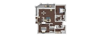 The Villa 2-bedroom 2-bathroom 1,222sqft.  The Villa 2-bedroom 2-bathroom 1,245sqft. by Taylor Angel
