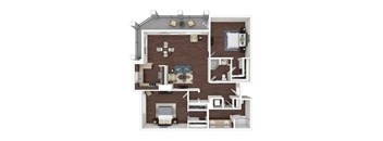 B4 Floor Plan  at Marina Harbor, Marina del Rey