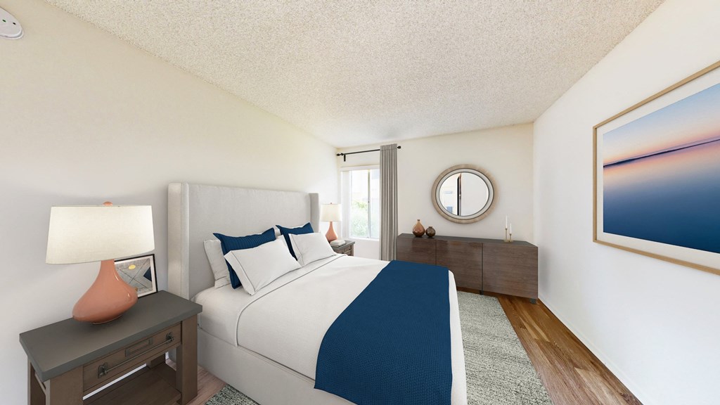 Bedroom at Village Pointe Apartment Homes