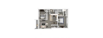 Two-Bed Floor Plan