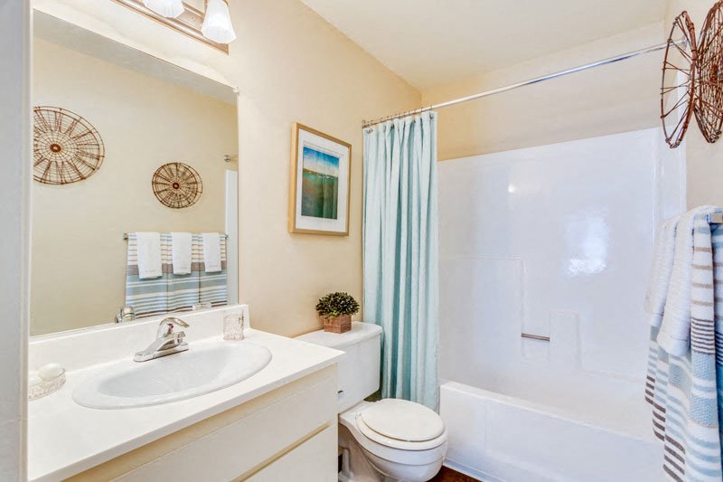 Bathroom at Mountain Vista Apartment Homes