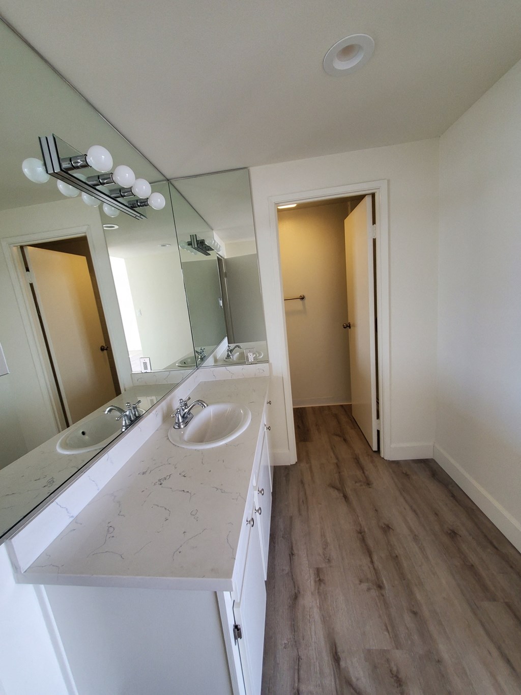 Bathroom with White Cabinets