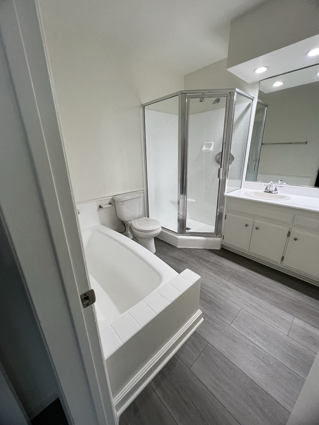 Bathroom with Bathtub and Separate Shower