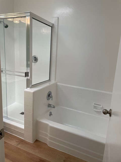 Bathroom with Bathtub and Separate Shower