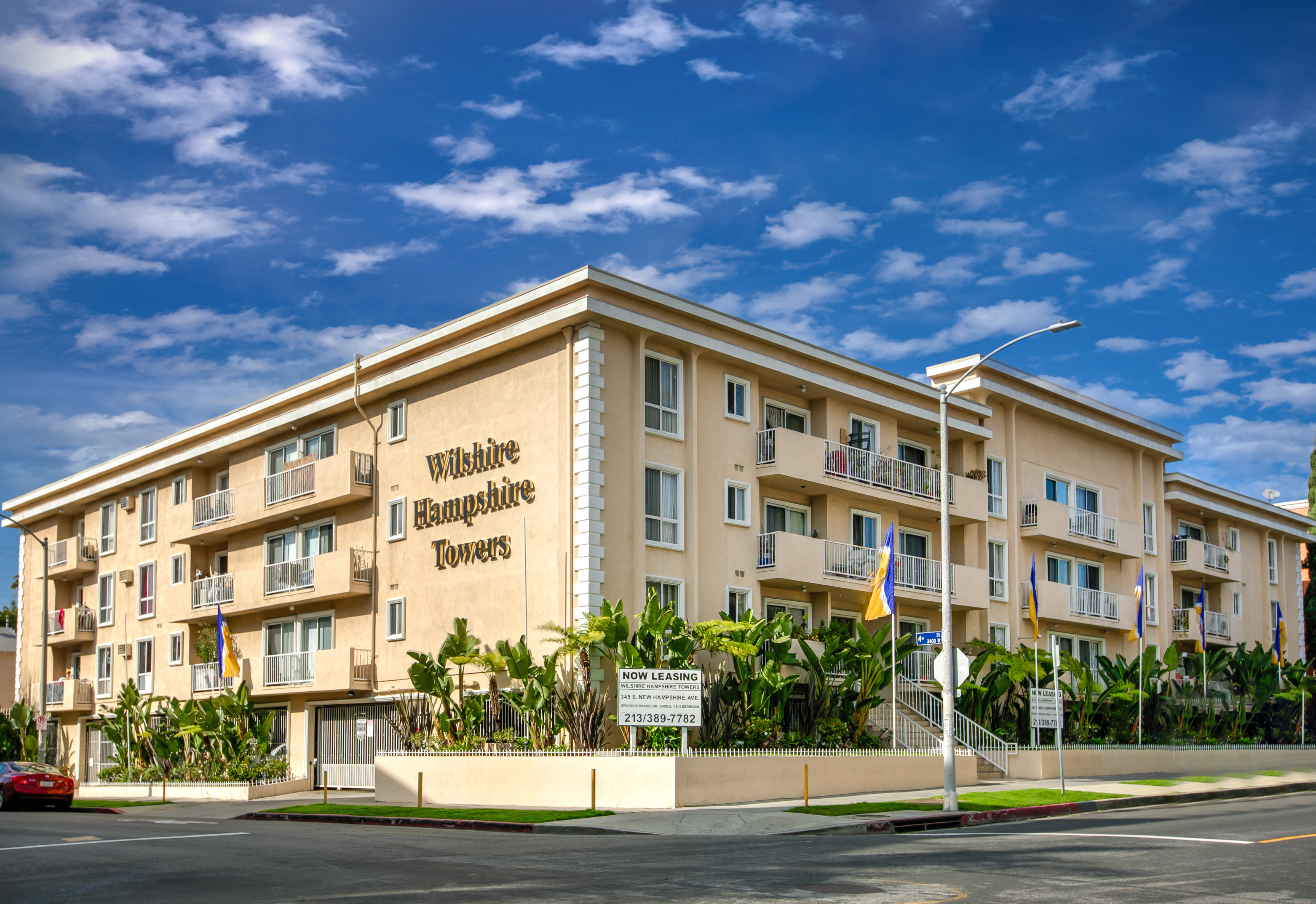 the building in which the hotel is located