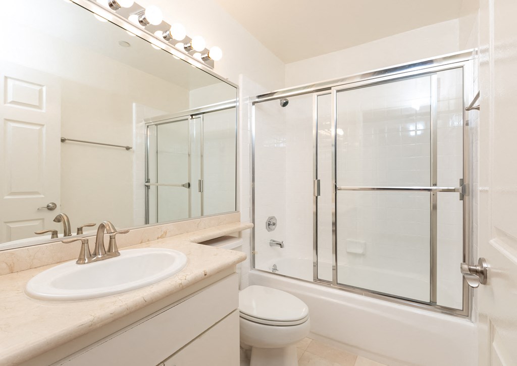 Bathroom with Sink and Shower