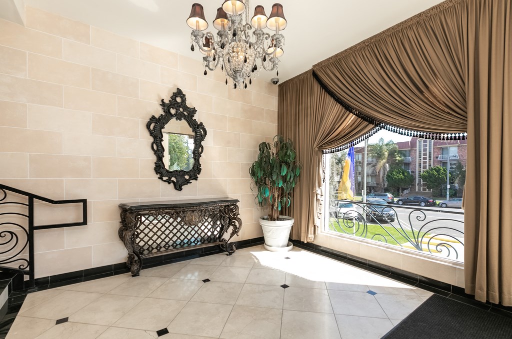 Apartment Building in Los Angeles Lobby
