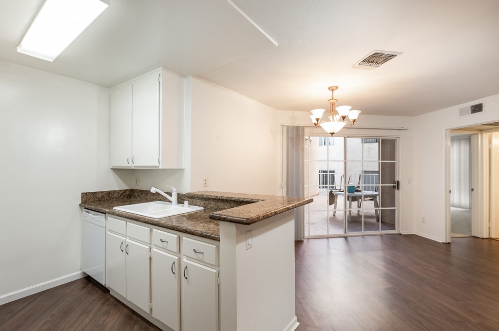 Kitchen with White Appliances and White Cabinets