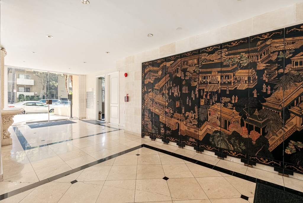 Apartment Building in Los Angeles Lobby